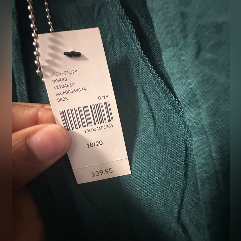Lane Bryant Teal Cardigan - Picture 3 of 4